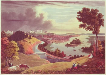 Richmond, Virginia, graviert von William James Bennett